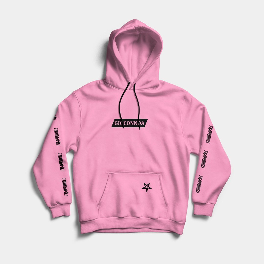 hoodie-rosa-gioconnda-trappinhell-frente