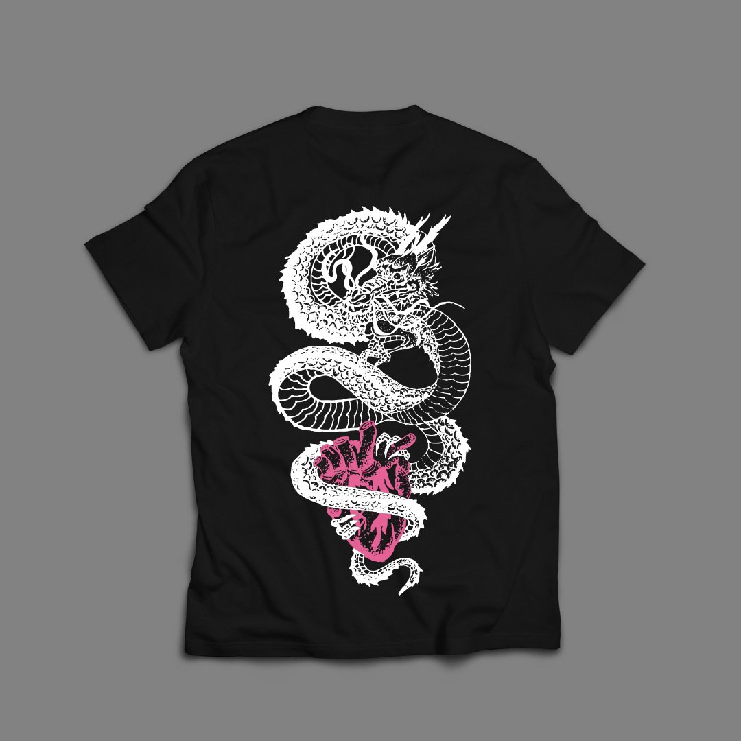 t-shirt-cinza-gioconnda-dragao-costas